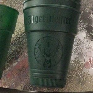 New 6 Reusable Plastic Jagermeister Glasses
